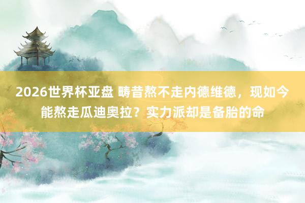 2026世界杯亚盘 畴昔熬不走内德维德，现如今能熬走瓜迪奥拉？实力派却是备胎的命
